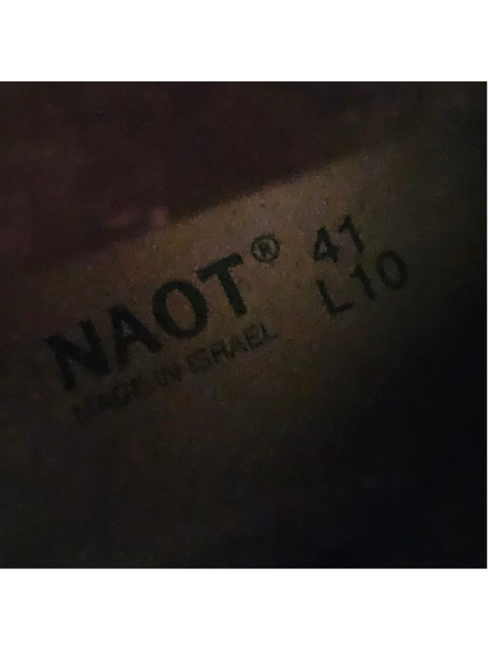 NAOT Brown Leather Tall Shaft High Gift Boots Heel Ladies 10 - Picture 6 of 6